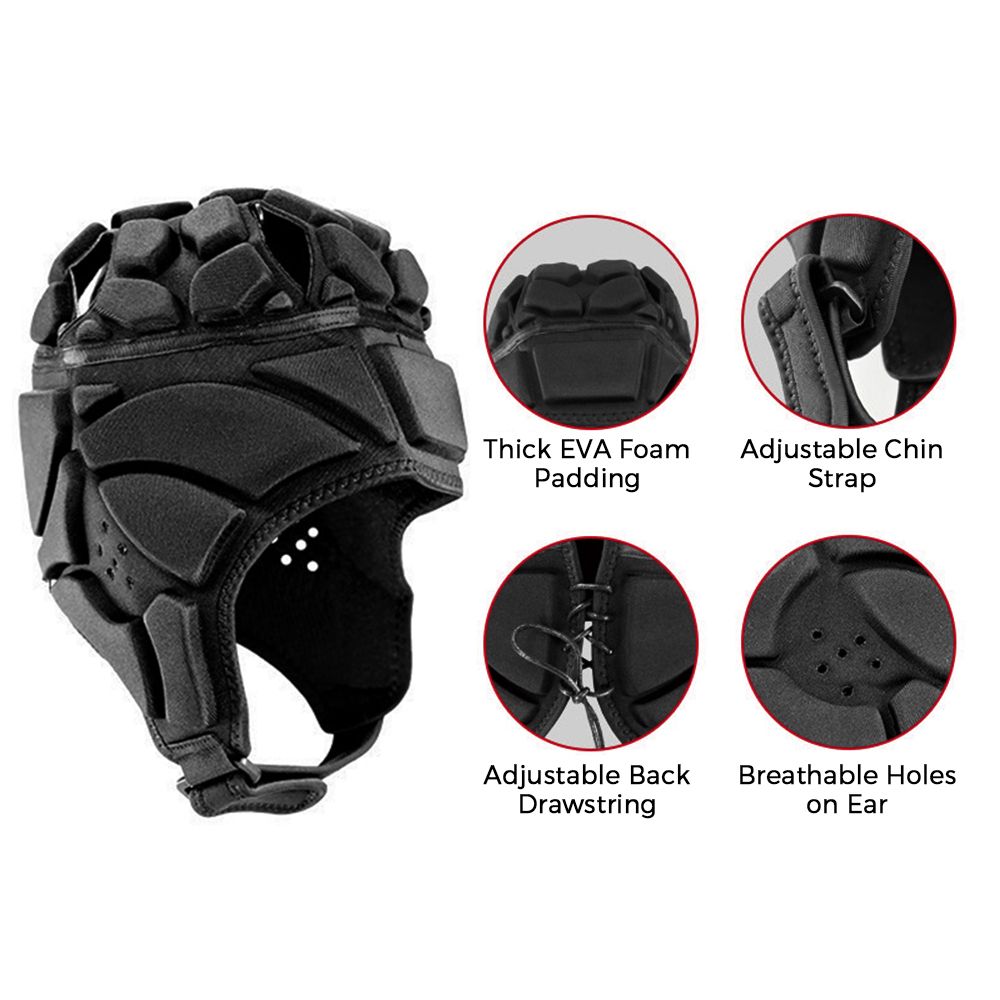 Soft Goalkeeper Helmet Football Rugby Soccer Goalie Helmet
