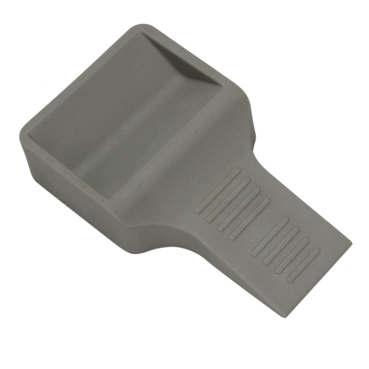 Furniture Stopper Door Stop Wedge Dual Purpose Caster Cups Fits to All Wheels of Furniture,Sofas Beds Gray V Shape