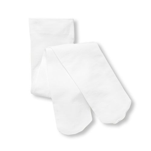Girls Microfiber Tights PopSocks - White