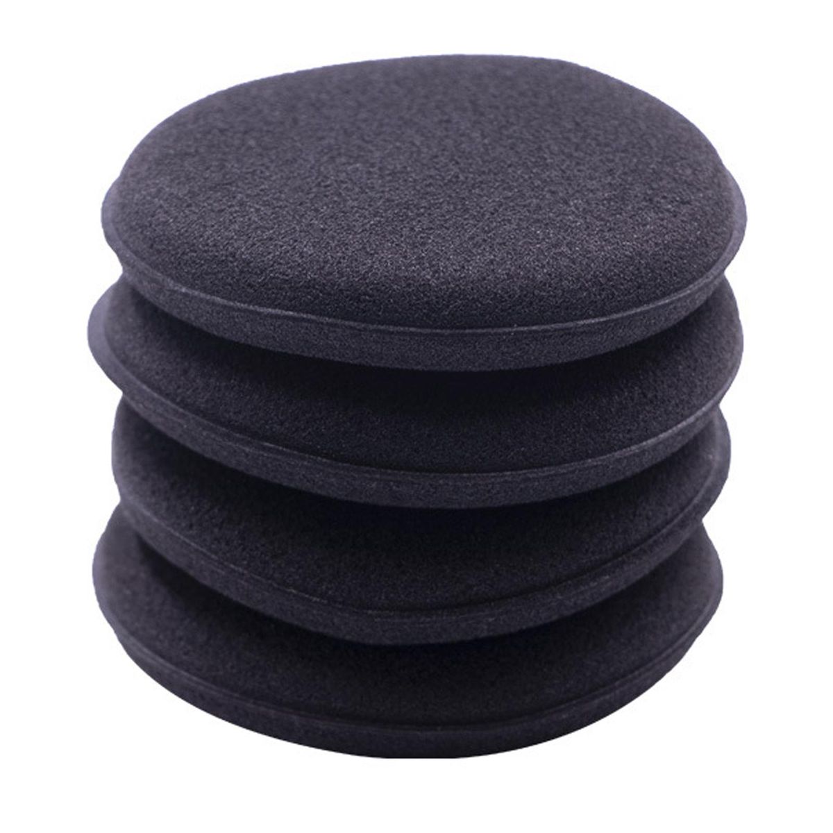5Pcs Waxing Pads Buffing Sponge Pads For Car Accessories Round Foam