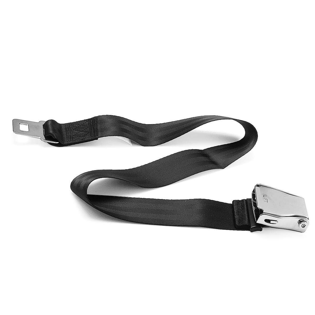 70cm 2ft Black Plane Airplane Aeroplane Airline Seat Belt Extension Extender