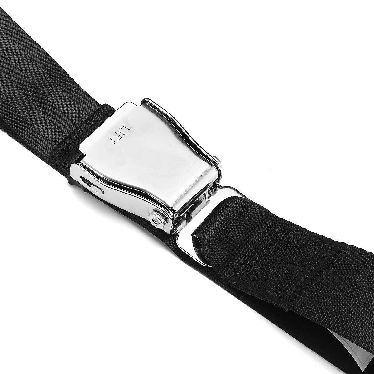 70cm 2ft Black Plane Airplane Aeroplane Airline Seat Belt Extension Extender