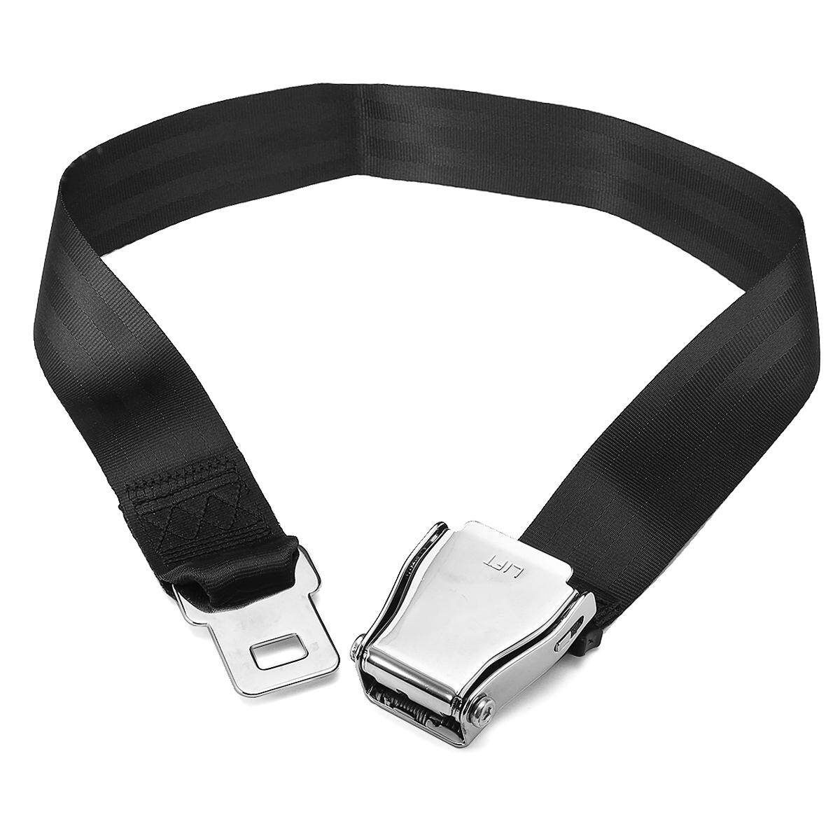 70cm 2ft Black Plane Airplane Aeroplane Airline Seat Belt Extension Extender