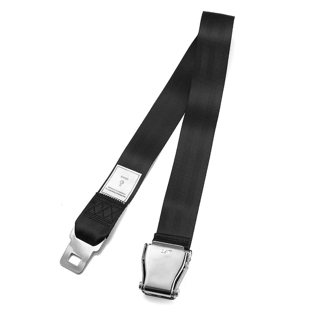 70cm 2ft Black Plane Airplane Aeroplane Airline Seat Belt Extension Extender
