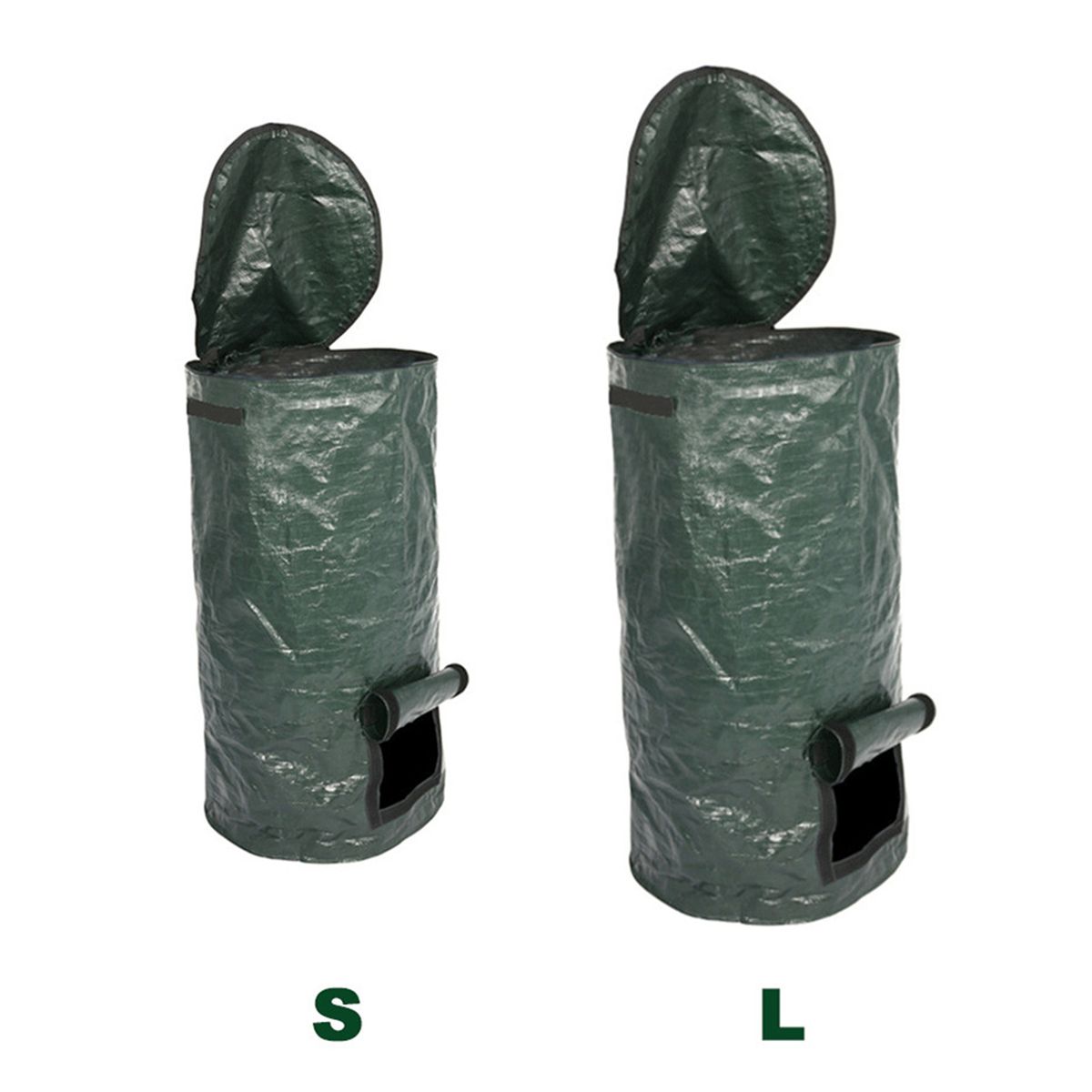 34Gallons Garden Waste Bags Organic Compost Bag Vegetable
