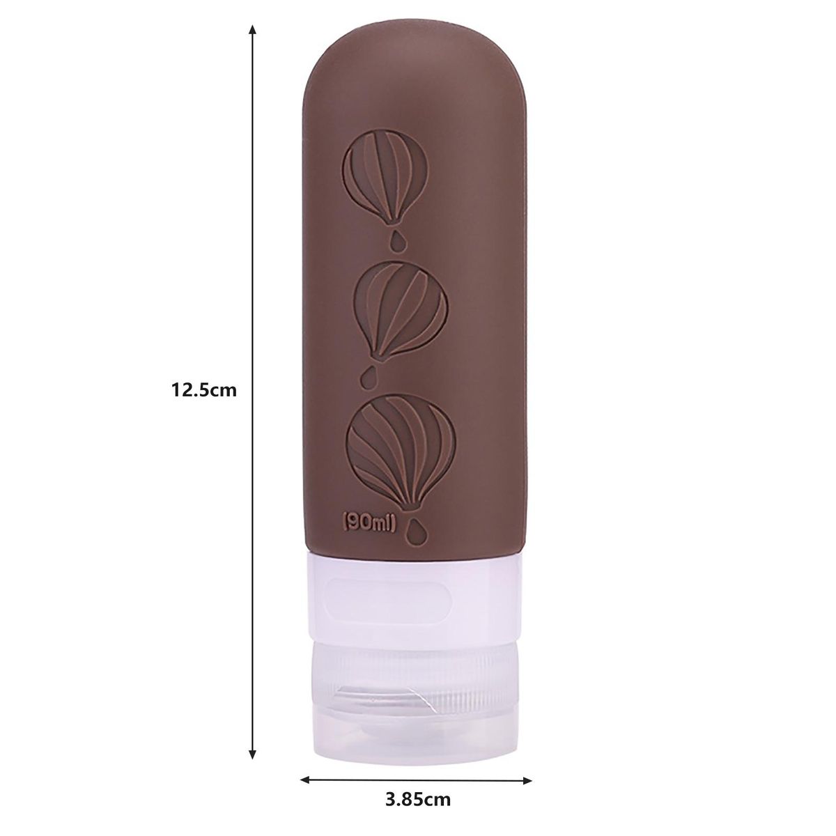 Travel Size Toiletry Containers Leak-proof 90ml Silicone for Travel Coffee