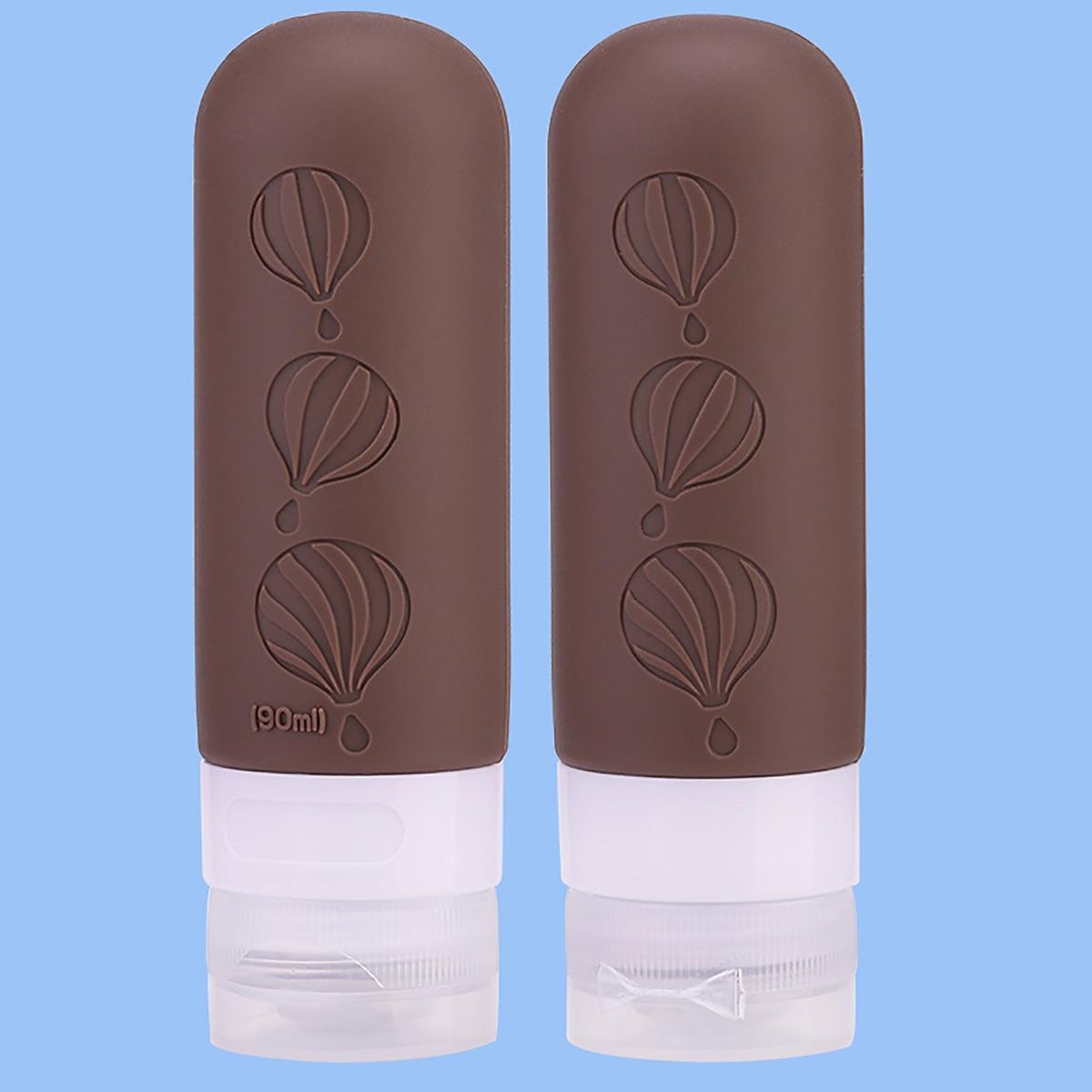 Travel Size Toiletry Containers Leak-proof 90ml Silicone for Travel Coffee