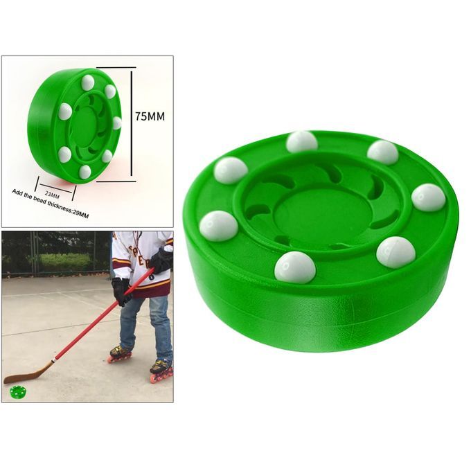2x Roller Hockey Puck Pucks Training High Performance Slider Rollers