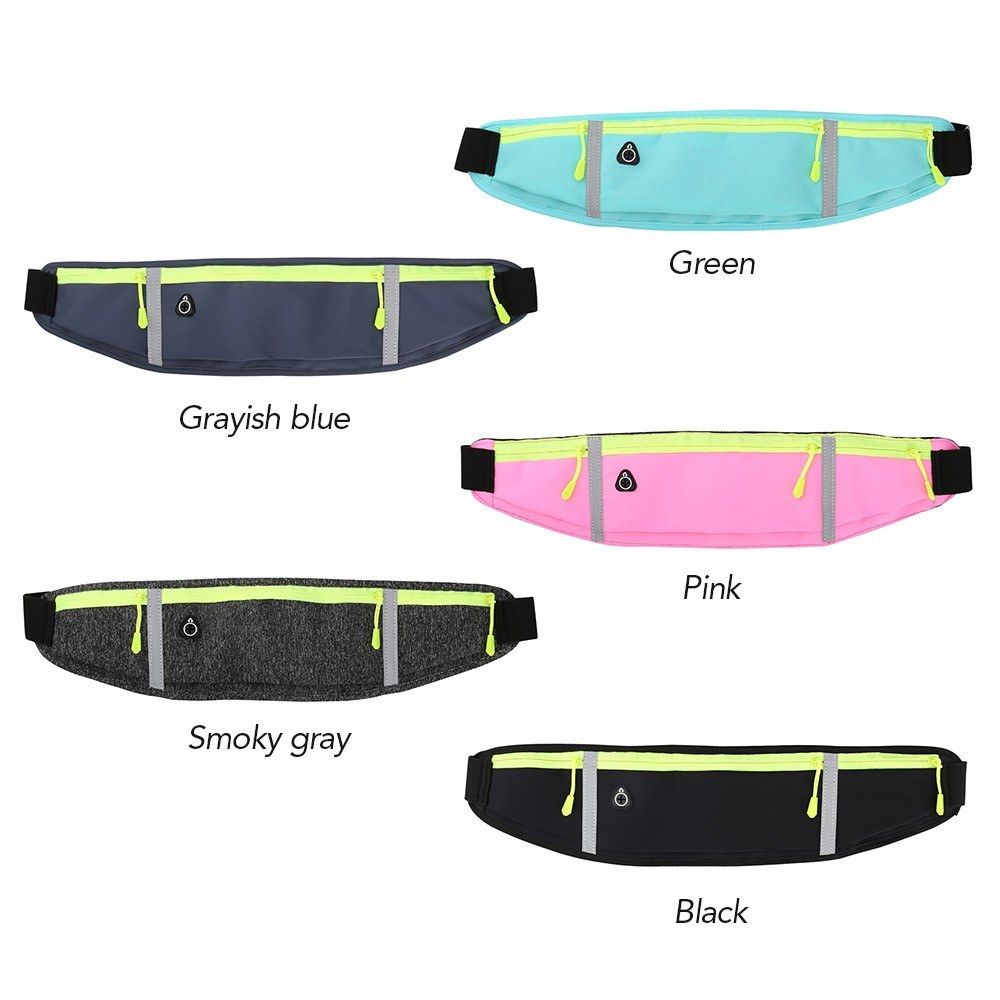 Ultralight Running Belt Bag With Reflective Strips Men Women
