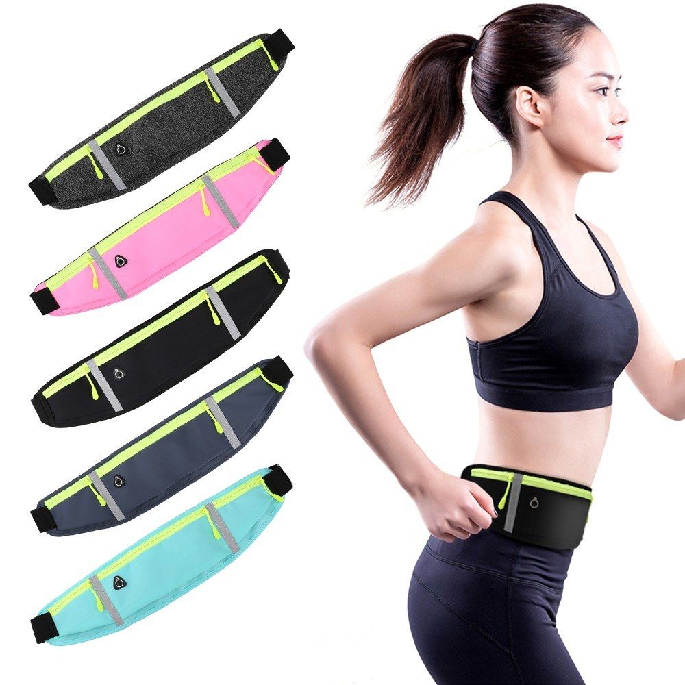 Ultralight Running Belt Bag With Reflective Strips Men Women