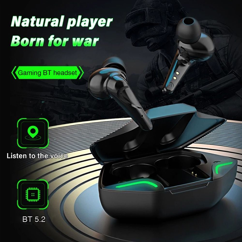 G10 Earphones BT5.2 Wireless In-ear Earbuds Game/Music Dual