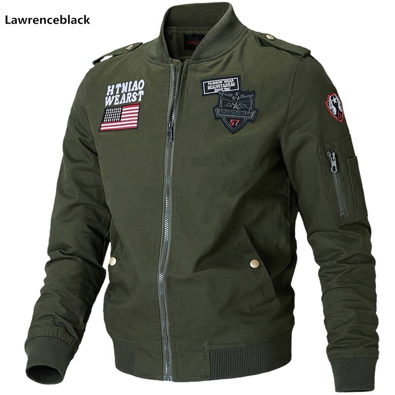 Bingchenxu Mens Er Pilot Jacket Winter Parkas Military Motorcycle Jacket Cargo Outerwear Air Force Pilot Tactical Coats