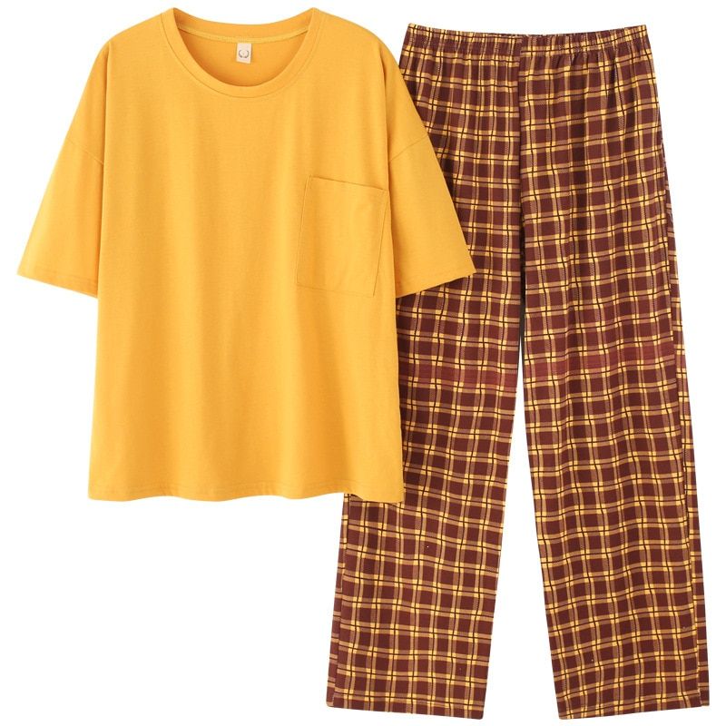Women's Pajamas Summer Cotton Women Pajamas Set