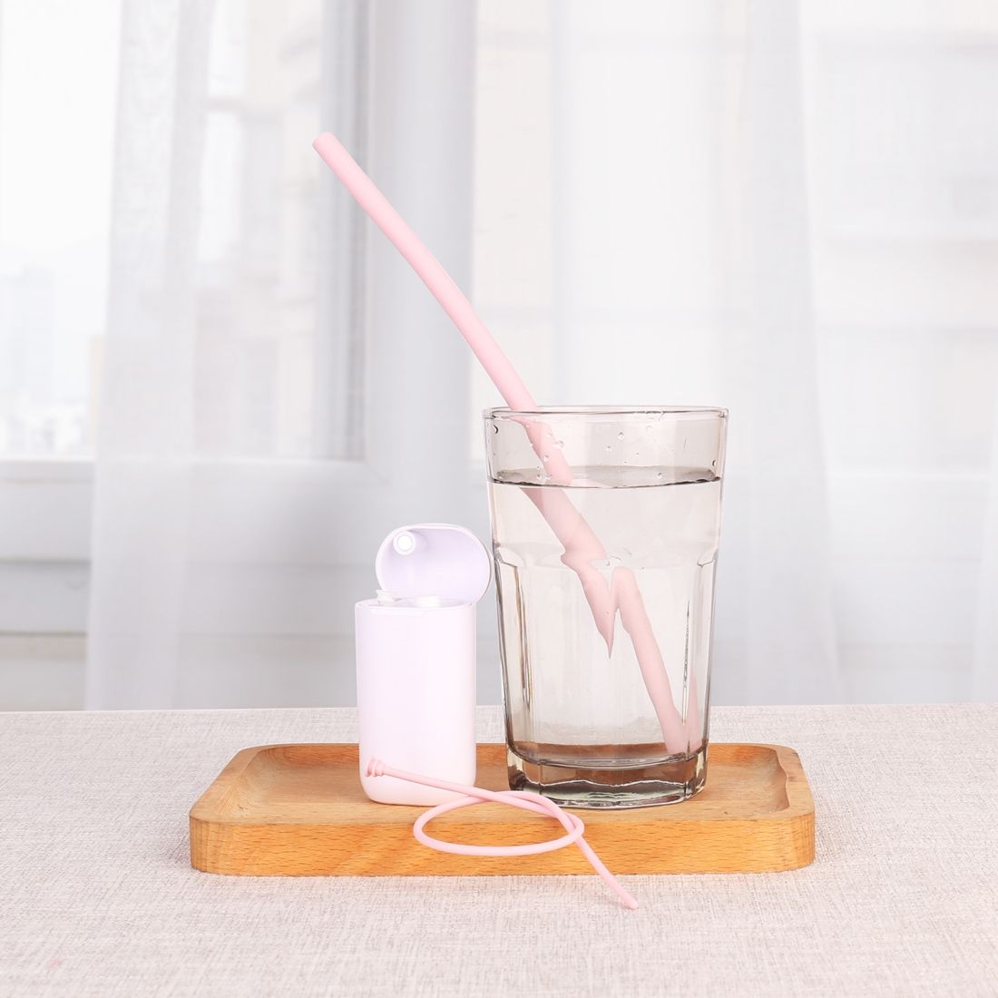3 PCS Reusable Silicone Straw, Sytle:Section Node Straw