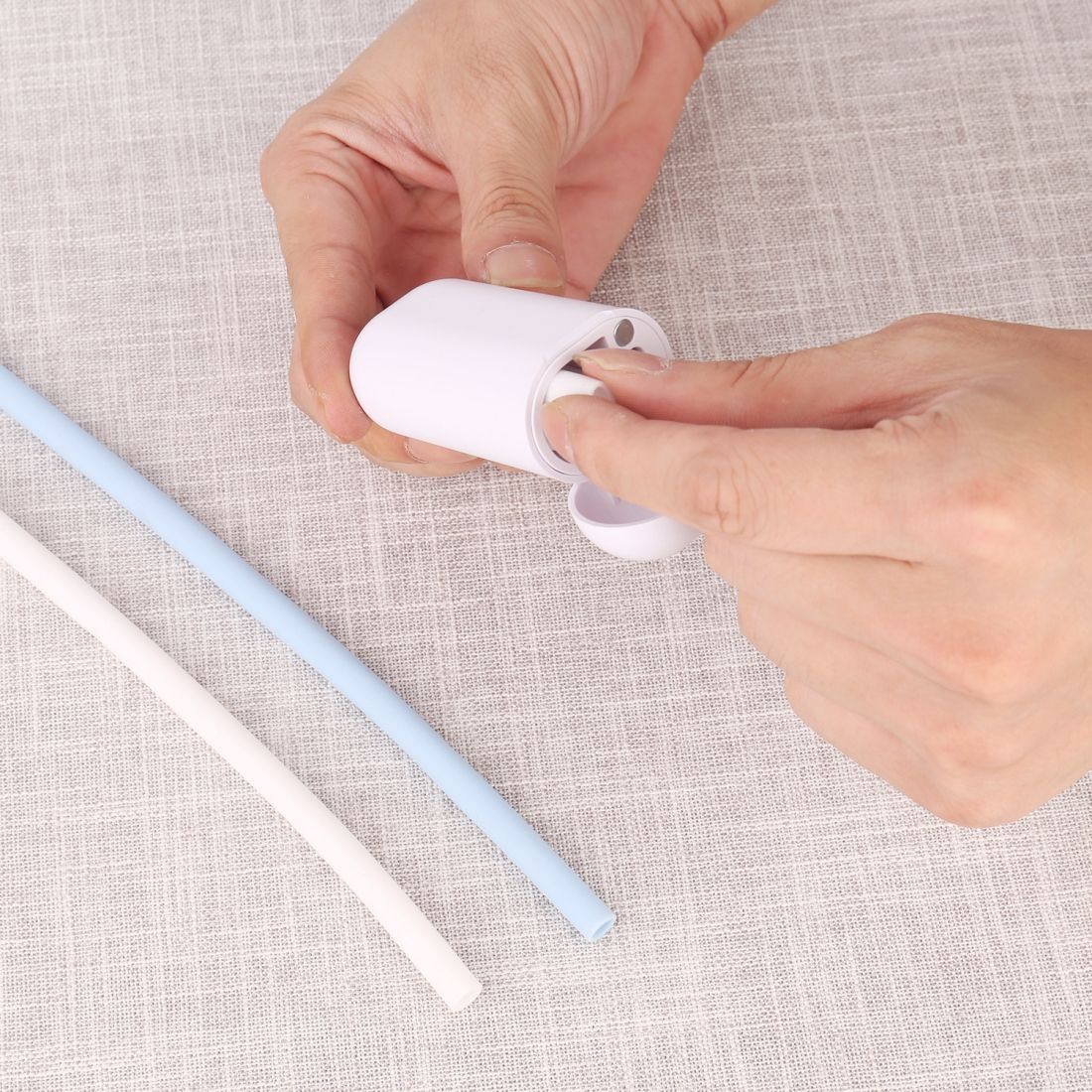 3 PCS Reusable Silicone Straw, Sytle:Section Node Straw