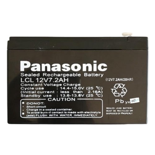 Panasonic UPS Battery - 12v 7.2ah Rechargeable Lead Acid Battery