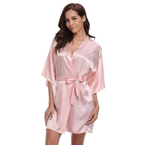Satin Ladies  Bathrobe  Gowns