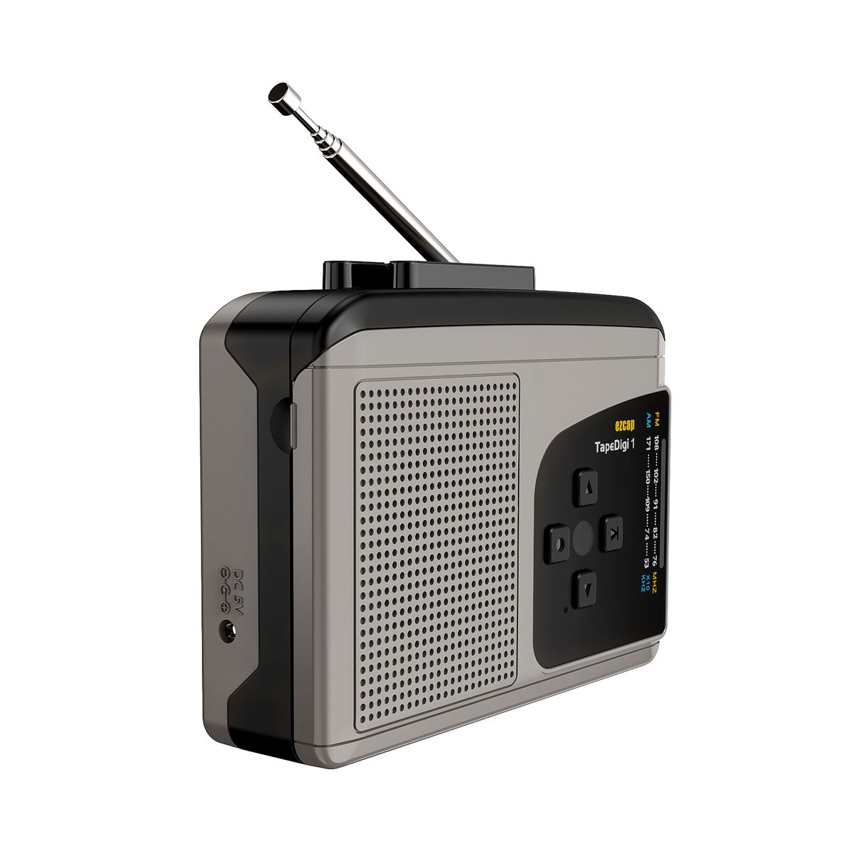 Ezcap234 Cassette Tape Player Portable AM FM Radio Cassette