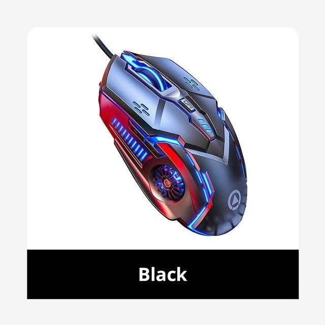 Wired Mouse BackLight High Sensitivity 6 Keys Macro Programming Gaming Mechanica