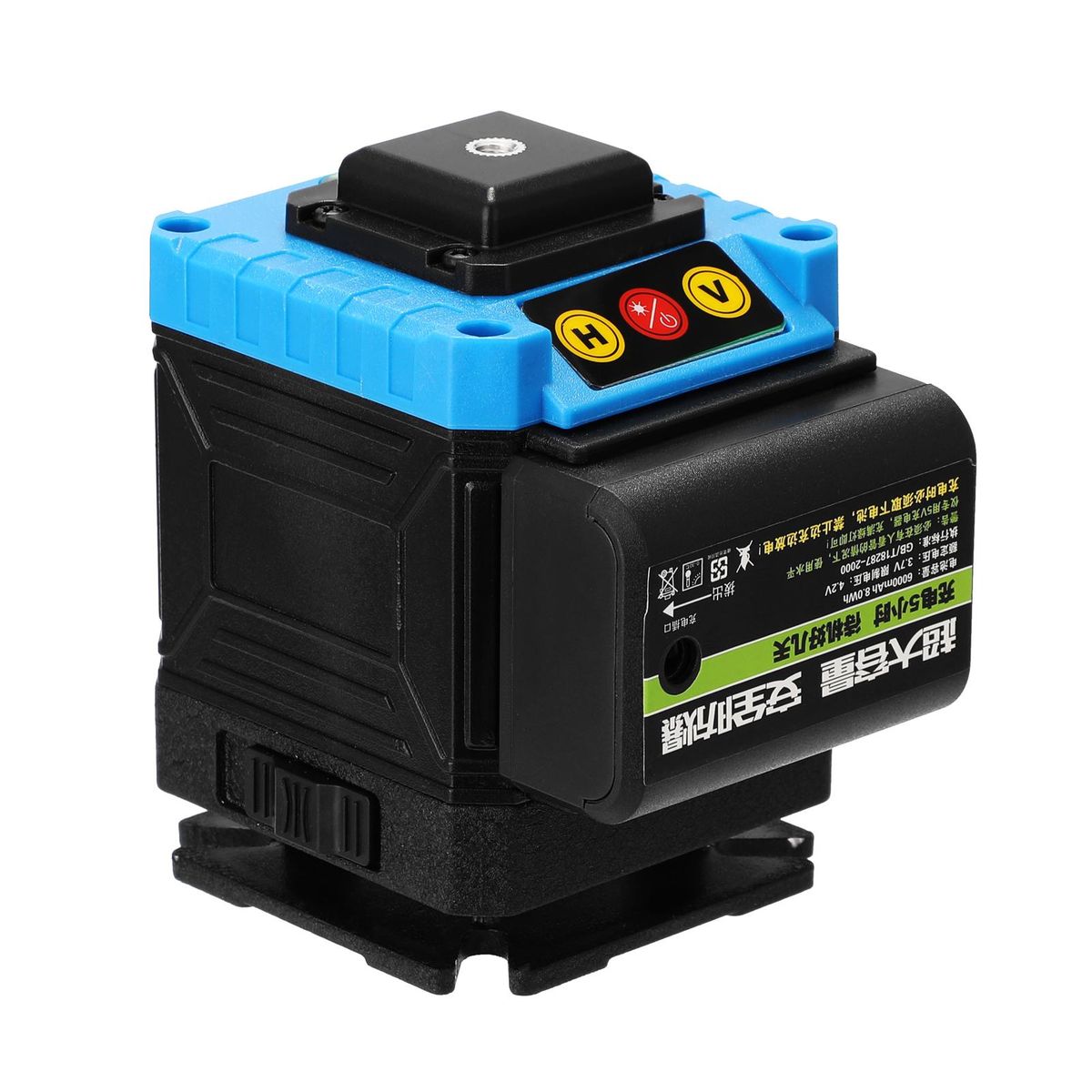 Touched Keys Multifunctional 12 Green Line Leveler 3D 360-degree Laser Level Measurment Instrument with Fixed Base Adjustment Function