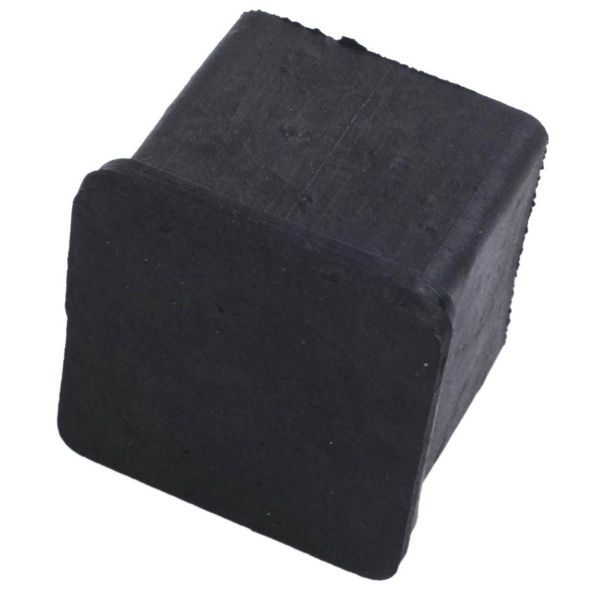 20 mm x 20 mm, black, square, rubber foot pad for chair or table, 4 pieces