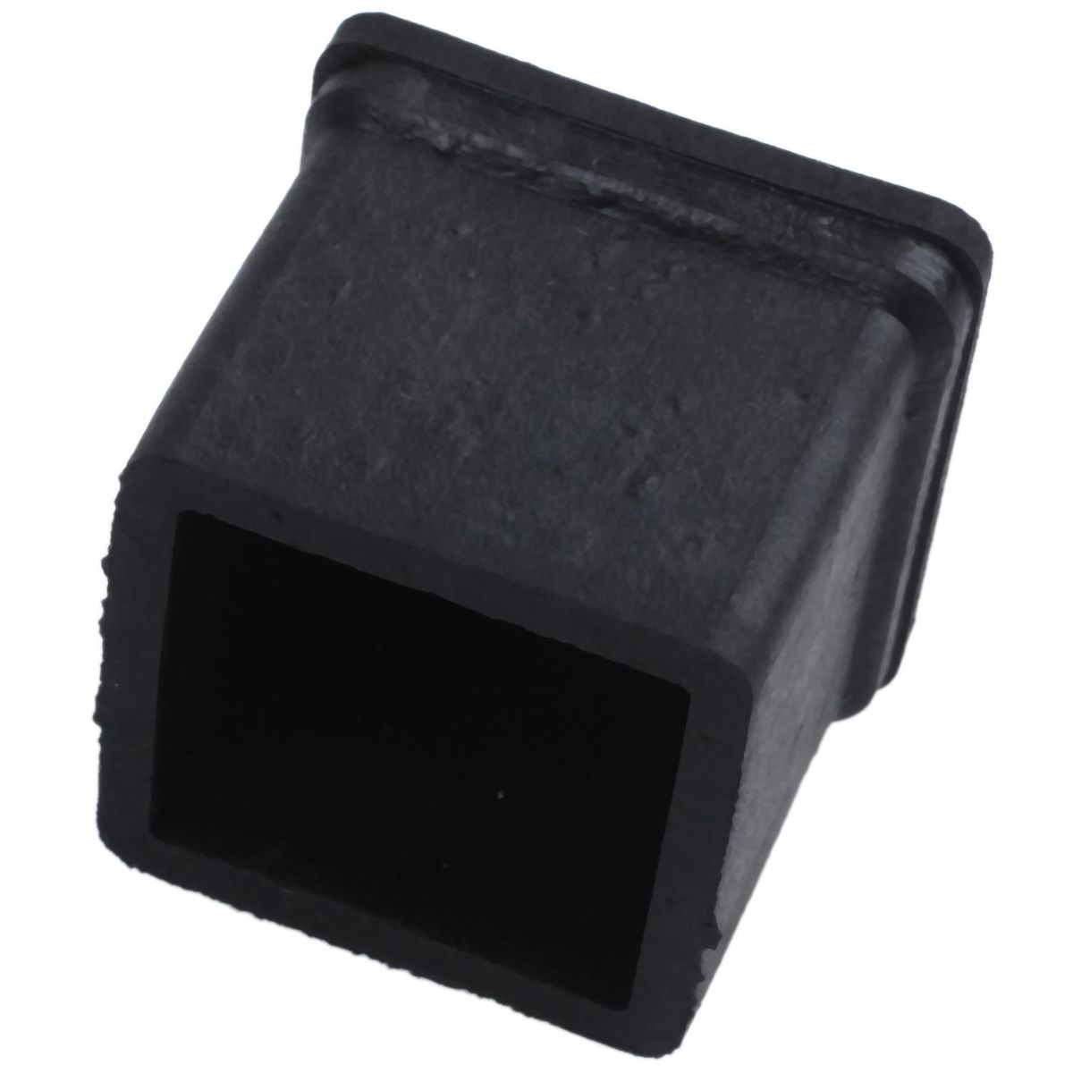 20 mm x 20 mm, black, square, rubber foot pad for chair or table, 4 pieces