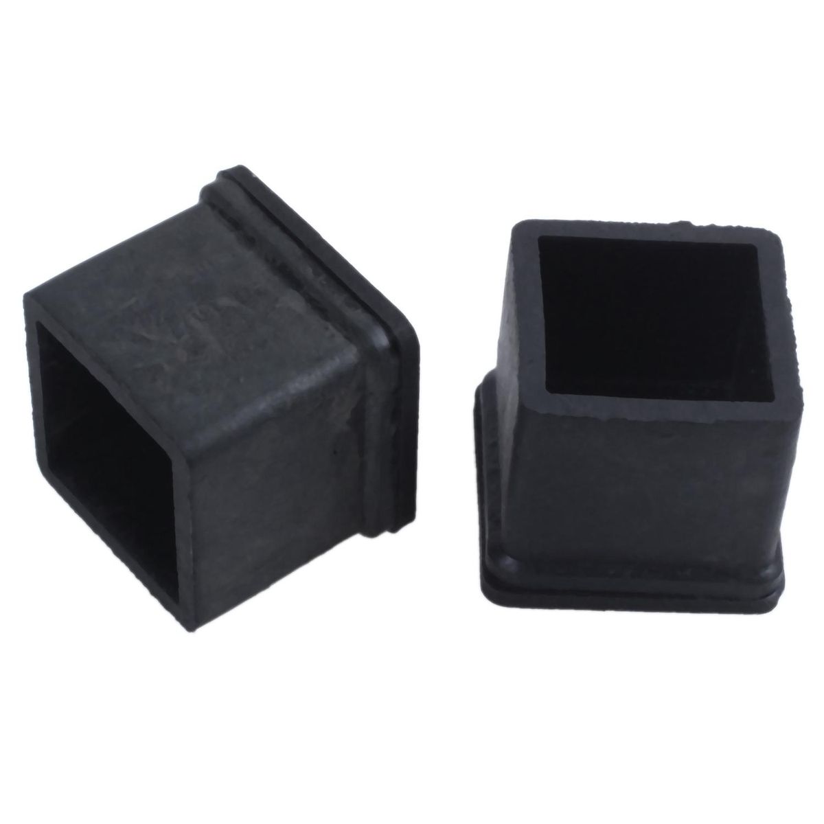 20 mm x 20 mm, black, square, rubber foot pad for chair or table, 4 pieces
