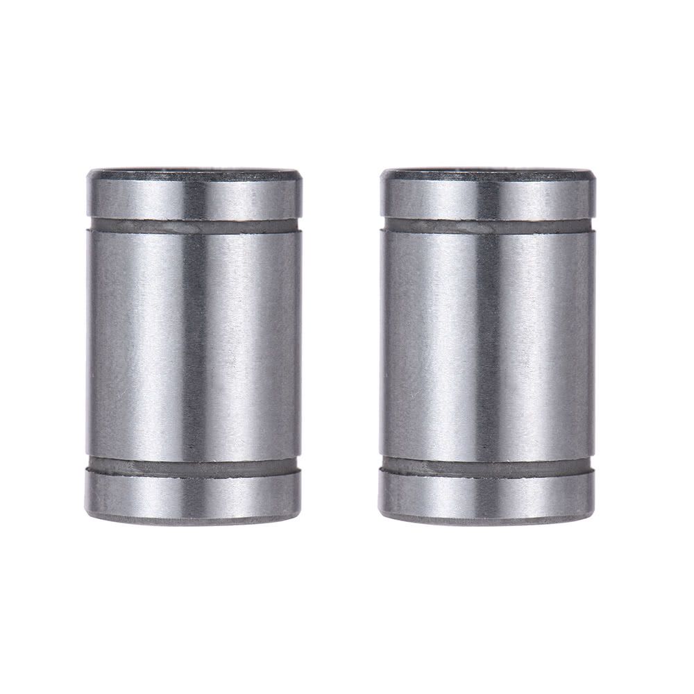 12pcs LM8UU 8mm Inside Dia Rubber Linear Ball Bearing