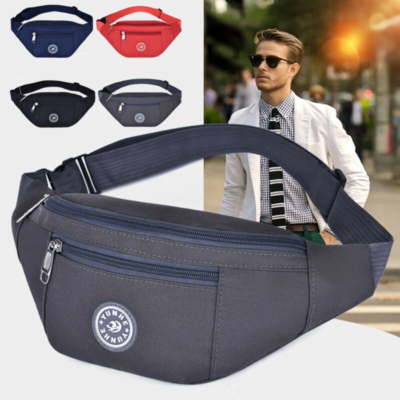 Chest Bag Nylon Waist Bag Women Belt Bag Men Fanny Pack Bum