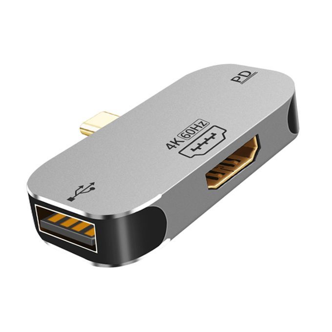 USB Docking Station DP PD Charging Port Splitter HDMI PD Type C F