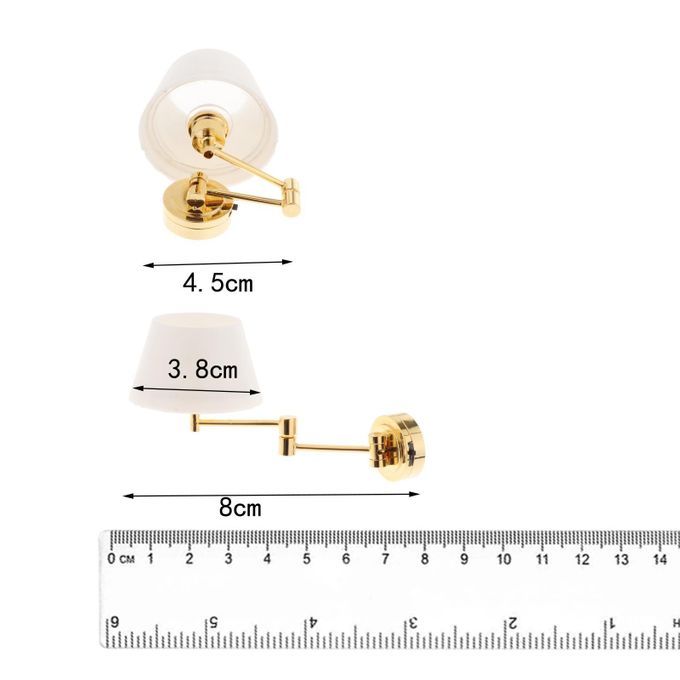 House Model Miniature Floor Desk Lights Battery