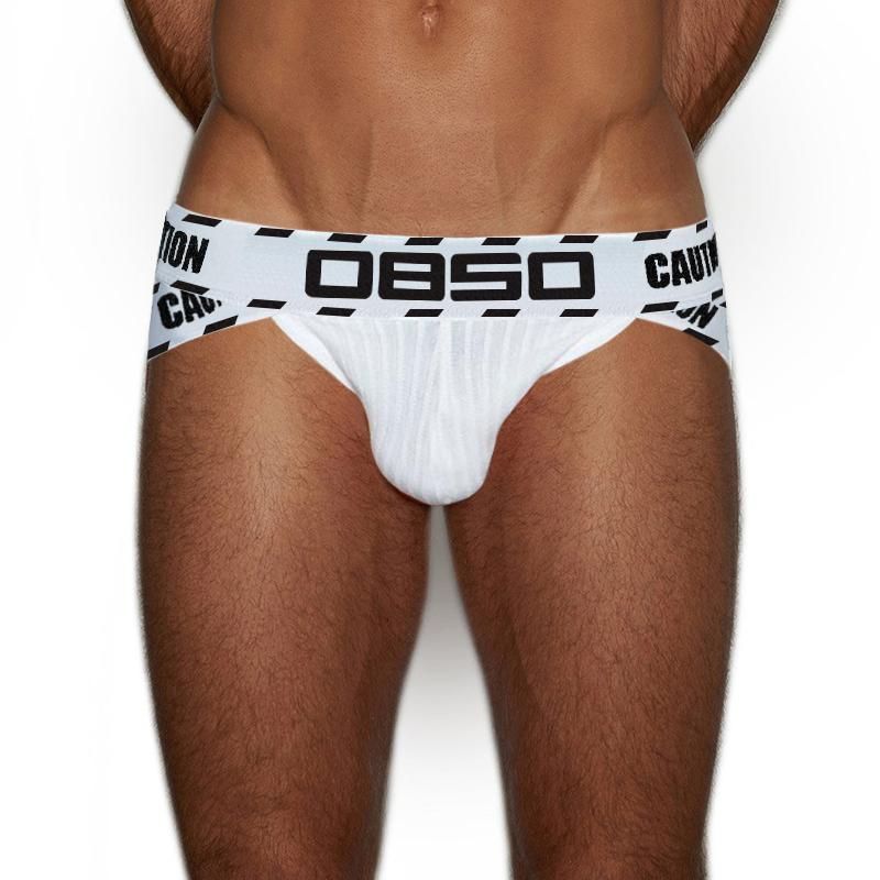 New Cotton Jockstrap Men Underwear Thongs Panties Hollow Breathable Male Strings
