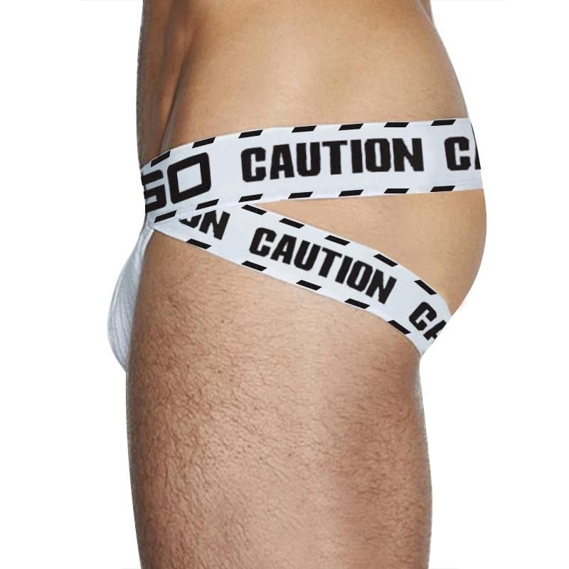New Cotton Jockstrap Men Underwear Thongs Panties Hollow Breathable Male Strings