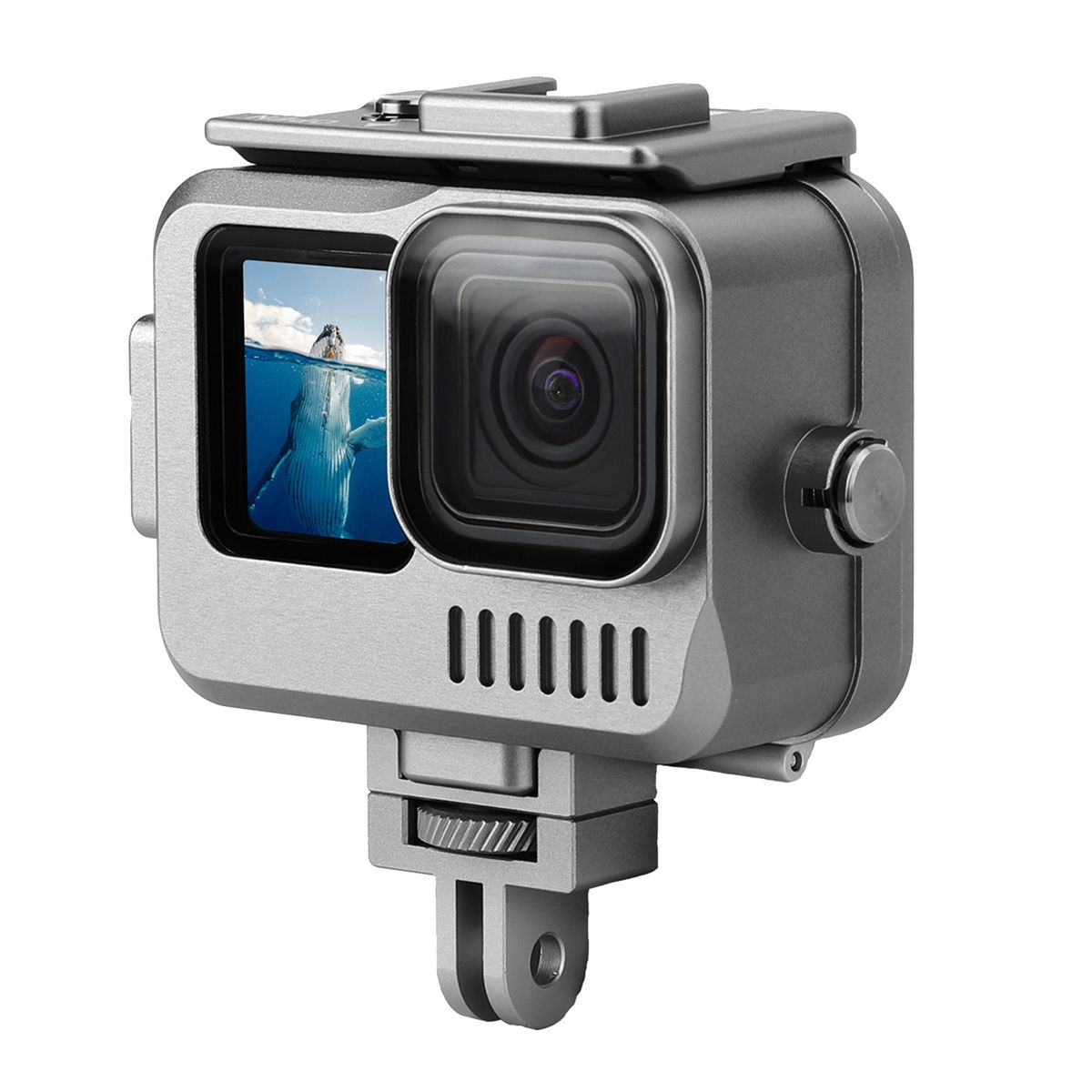 Metal 40M Waterproof Case for Hero 11 10 9 Diving Protective Housing Underwater Cover Accessories