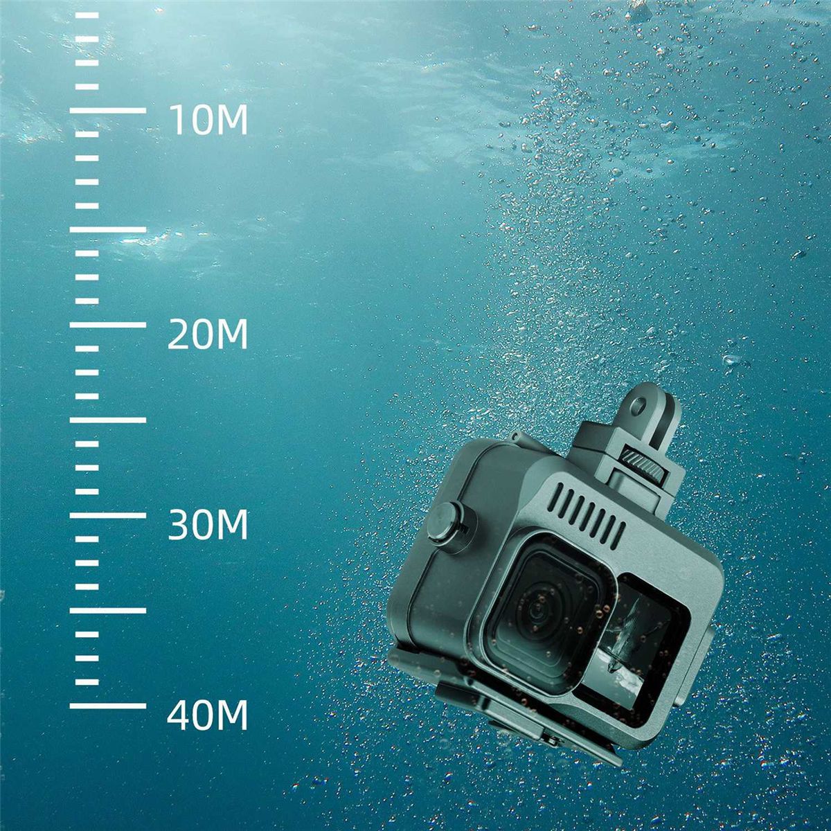 Metal 40M Waterproof Case for Hero 11 10 9 Diving Protective Housing Underwater Cover Accessories