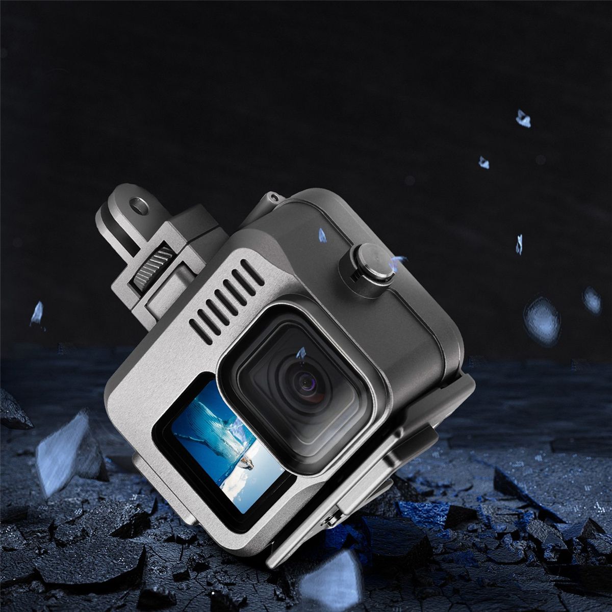 Metal 40M Waterproof Case for Hero 11 10 9 Diving Protective Housing Underwater Cover Accessories
