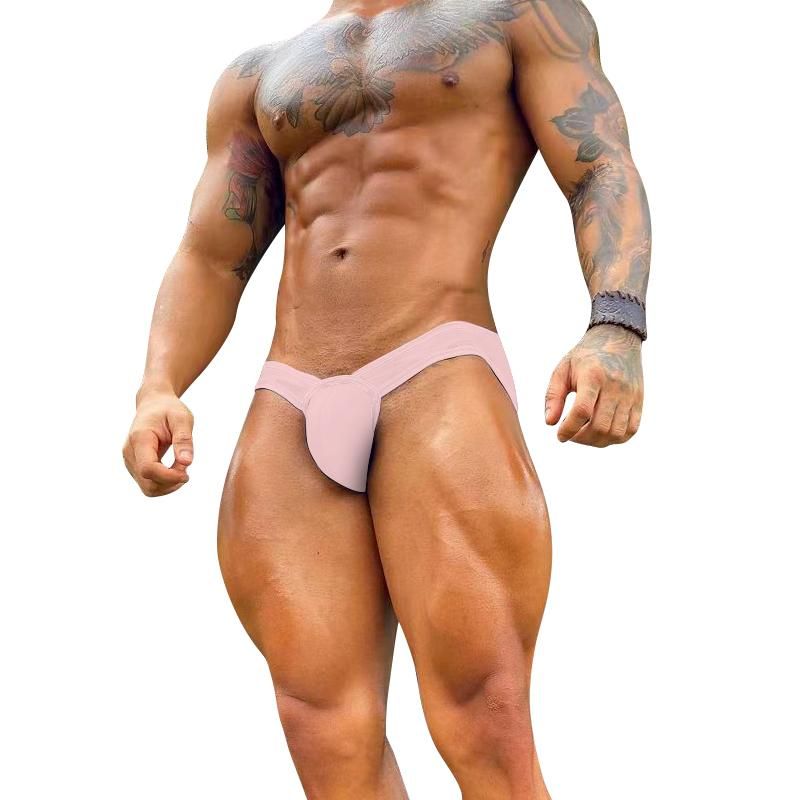New Cotton Cozy Panties Jockstrap Men's Thong Low Waist Slip Man Underwear NK222