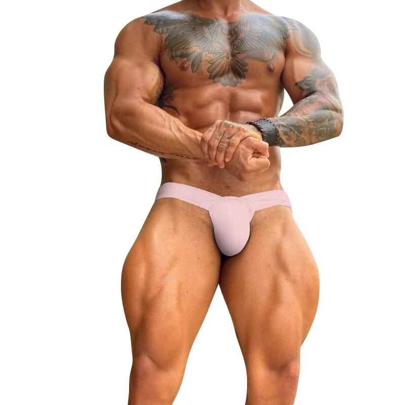 New Cotton Cozy Panties Jockstrap Men's Thong Low Waist Slip Man Underwear NK222