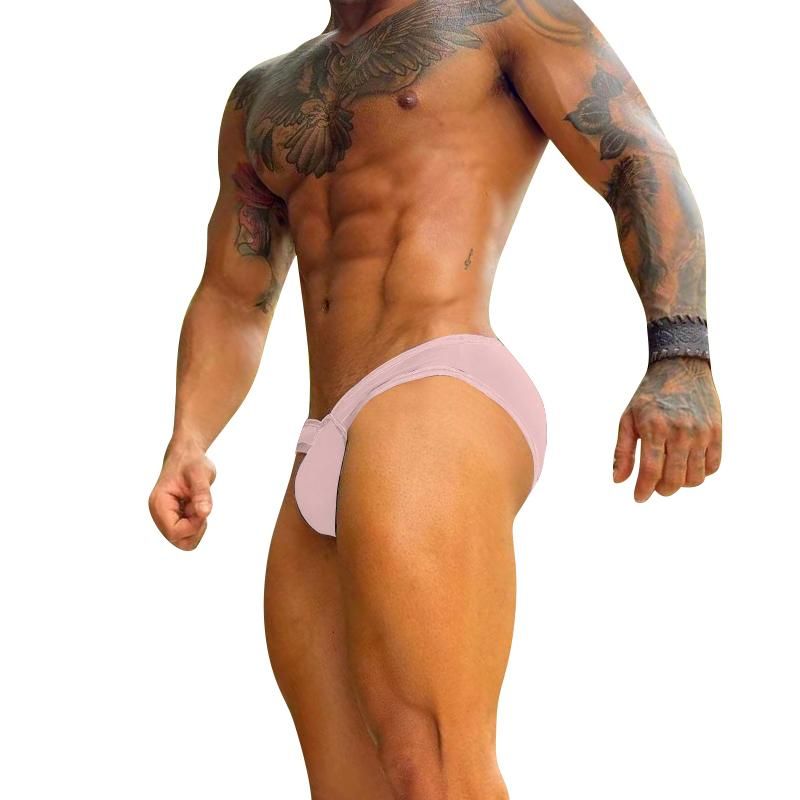 New Cotton Cozy Panties Jockstrap Men's Thong Low Waist Slip Man Underwear NK222