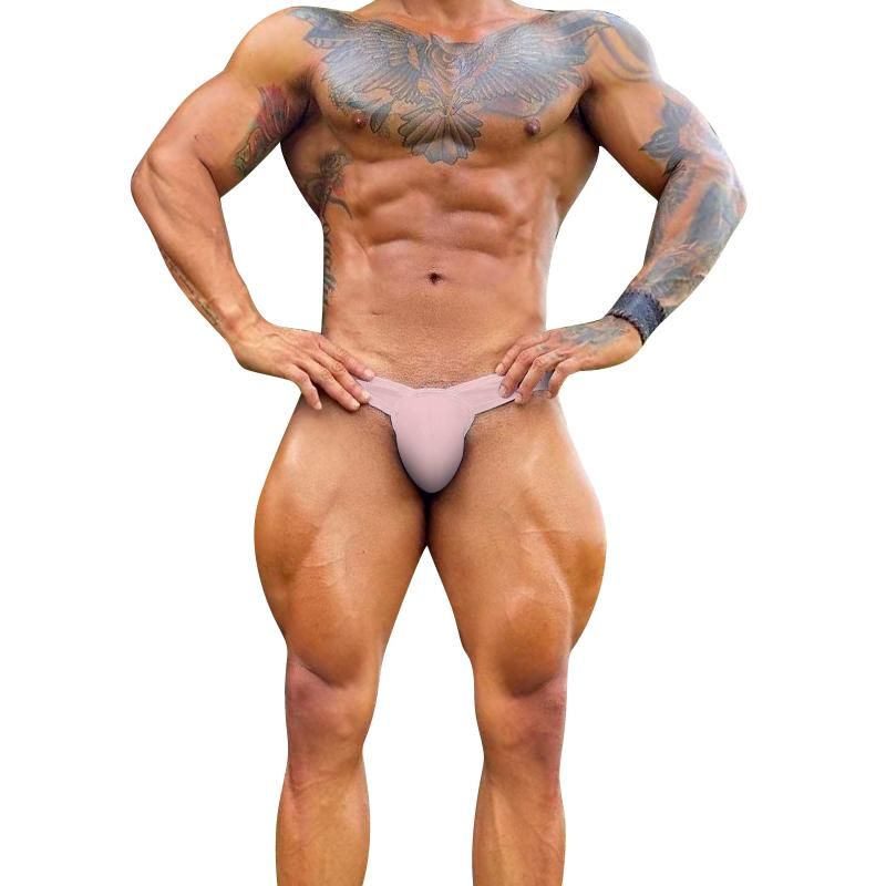 New Cotton Cozy Panties Jockstrap Men's Thong Low Waist Slip Man Underwear NK222