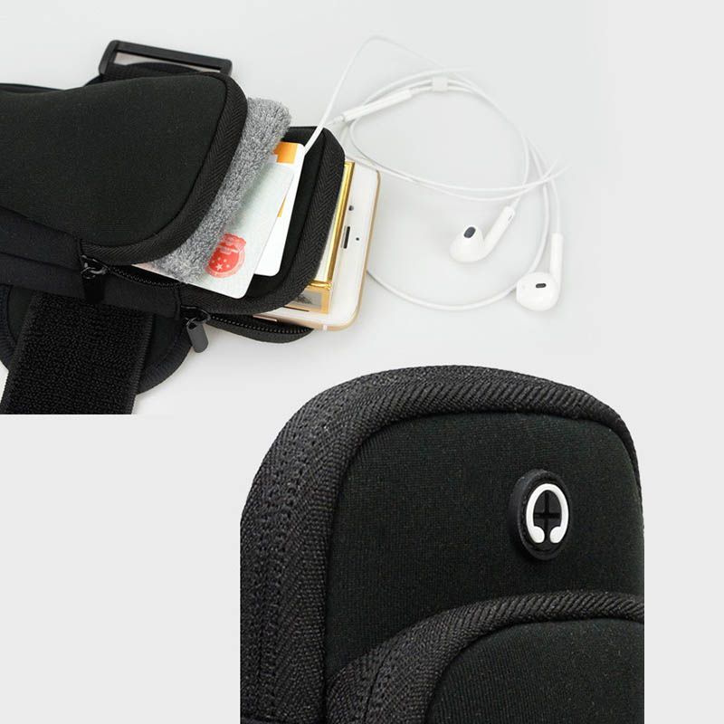 Portable Outdoor Sports Wrist Arm Band Pouch Mobile Cell