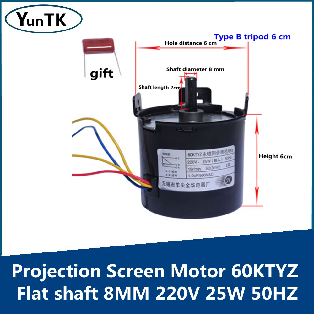 Motor Permanent Projection Screen Synchronous Magnet 60KTYZ