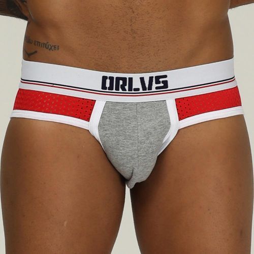 Men Sexy Briefs Jockstrap Pouch Cotton Panties Thongs Mesh G-Srting