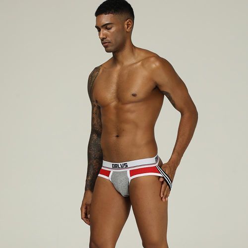 Men Sexy Briefs Jockstrap Pouch Cotton Panties Thongs Mesh G-Srting