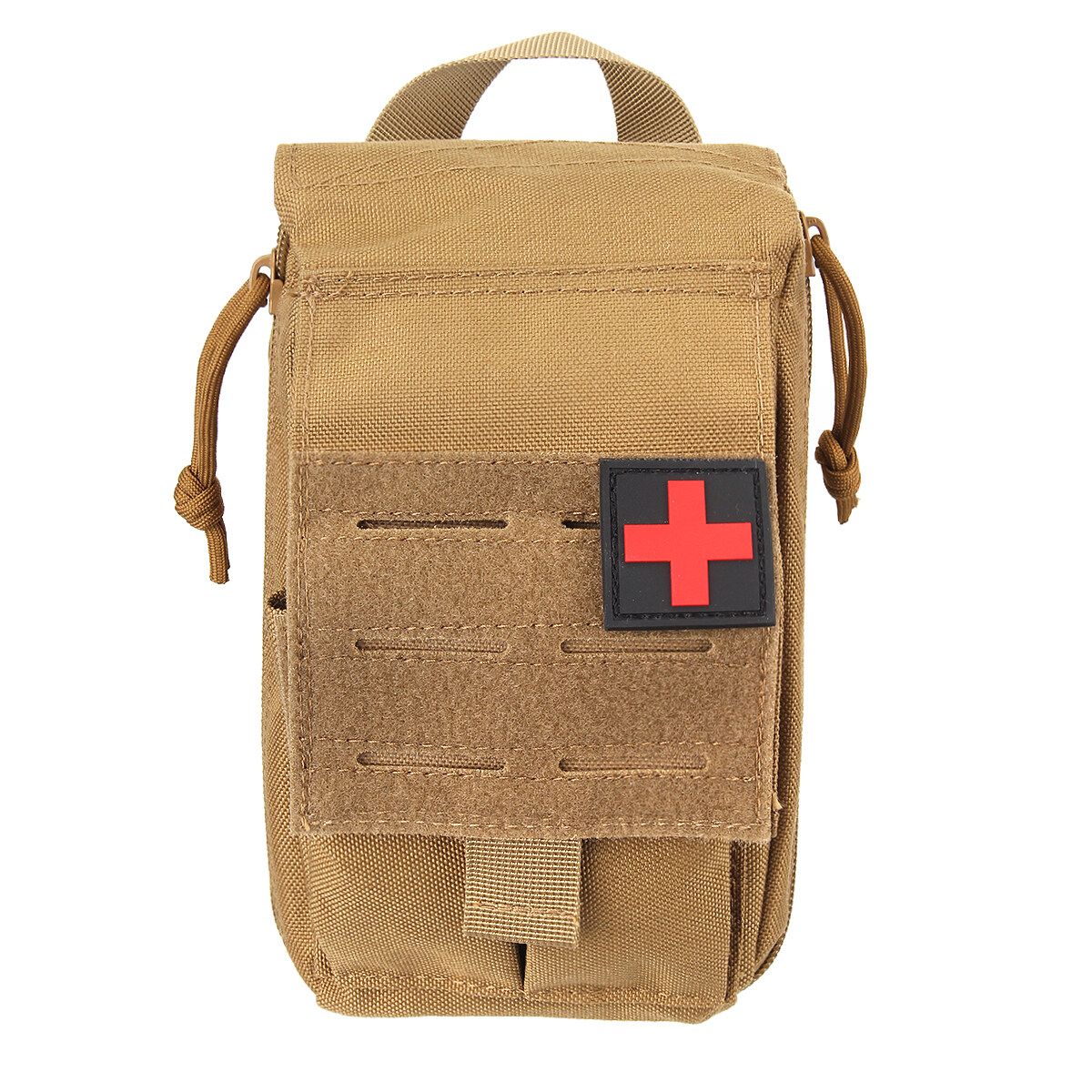 Molle First Aid Kits Travel Waist Pack Camping Hiking Emergency Bag Brown