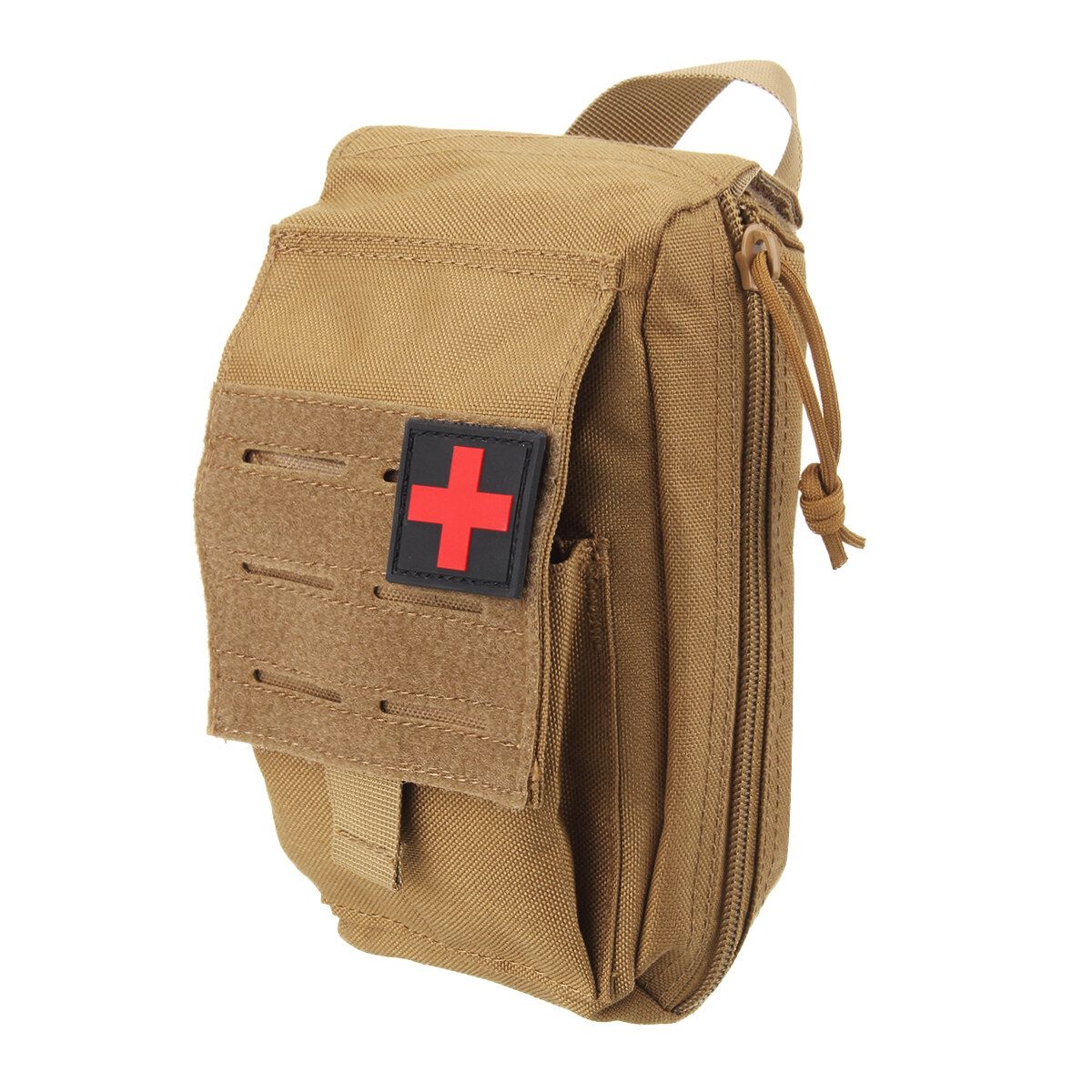 Molle First Aid Kits Travel Waist Pack Camping Hiking Emergency Bag Brown