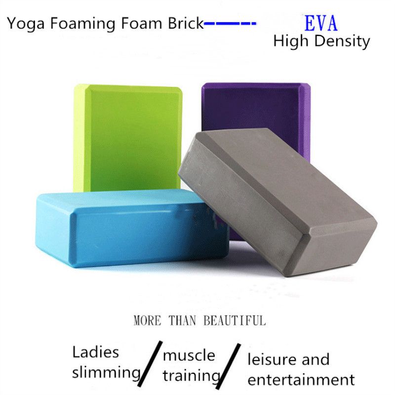 Home Body Building Fitness Pilates Yoga Block Foaming Blue