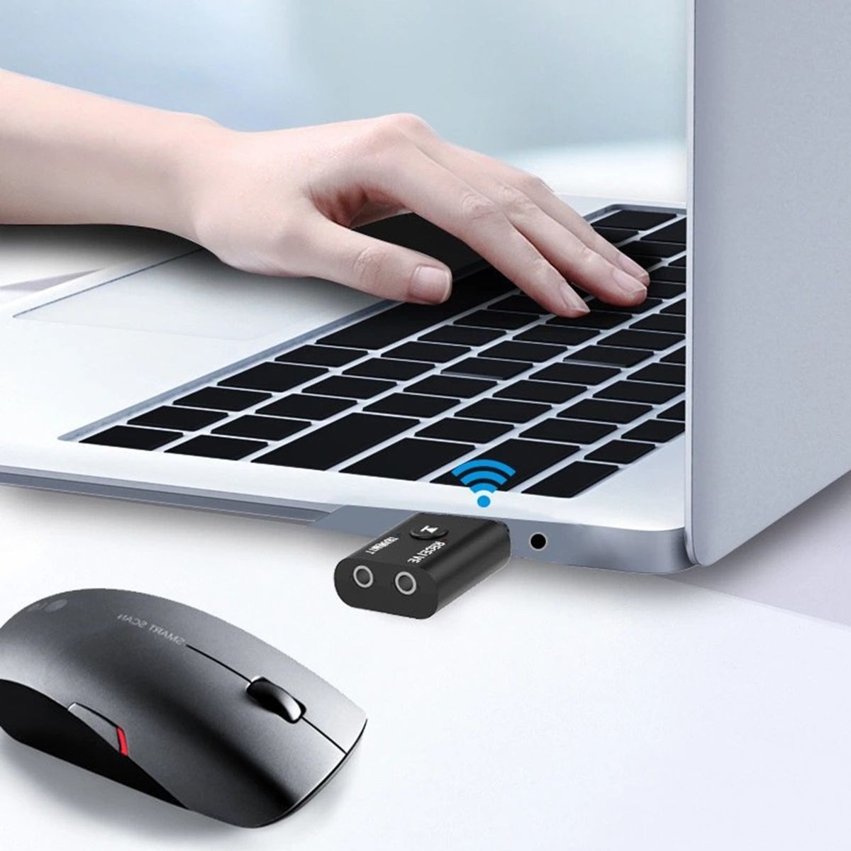 Straight Plug Bluetooth-compatible Adapter Easy Carrying And