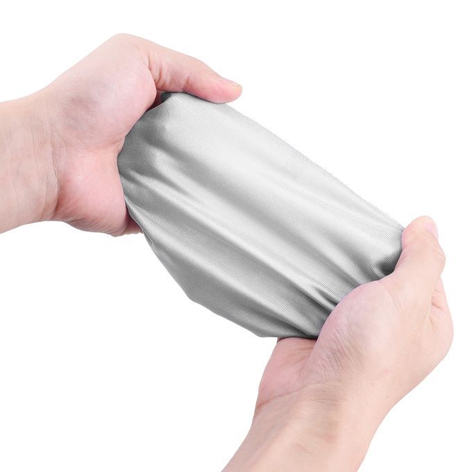 Thick & Soft Fabric Dustproof Bag Carry Case Pouch Bag Sleeve Silver