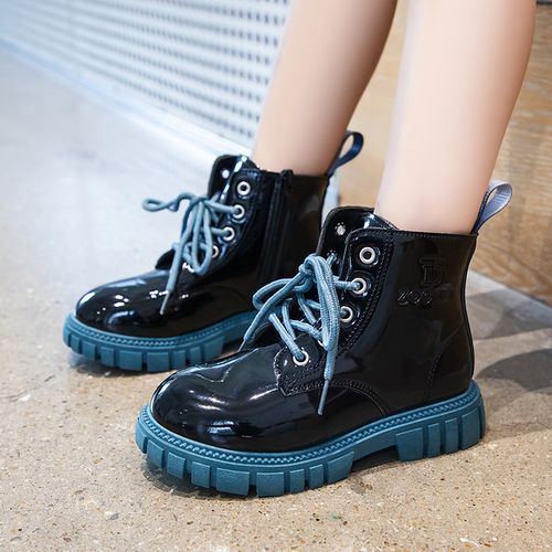 High Top Martin Casual Shoes Boys' And Girls' Leather Boots